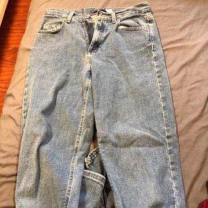 High waisted petite jeans